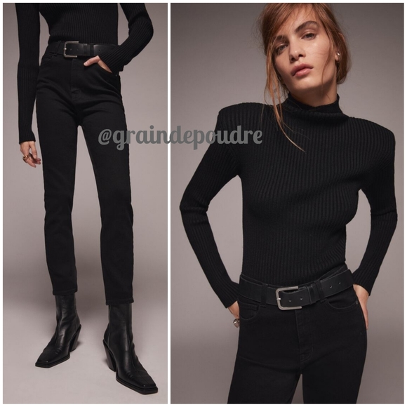 Zara Vintage Skinny High Waist Jeans 34 2 - Picture 2 of 4